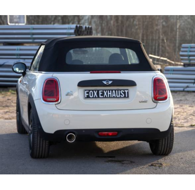 Mini Cooper F56 y F57 - silenciador final 3 puertas - tipo 1x100 Fox exhaust