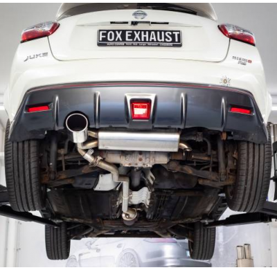 Nissan Juke - F15 (tracción integral) escape cruzado del silenciador final Fox exhaust