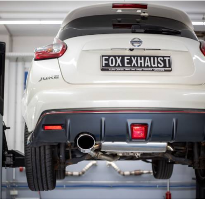 Nissan Juke - F15 (tracción integral) escape cruzado del silenciador final Fox exhaust