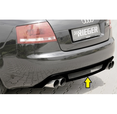 Difusor trasero Rieger para Audi A4 8H (8H): 04.02-12.05 (antes del rediseño), 01.06- (después del rediseño) | Cabriolet - ABS n