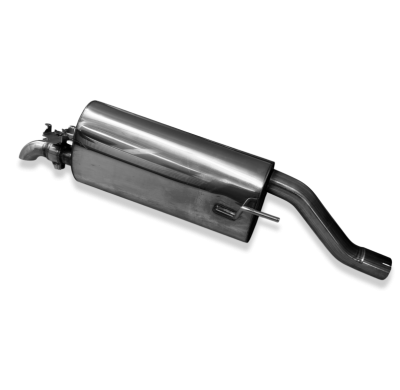 Silenciador final Skoda Fabia PJ con válvula de escape eléctrica Fox exhaust