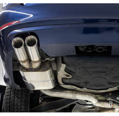 Silenciador final Skoda Superb 3T 4x2 - 2x80 tipo 25 Fox exhaust
