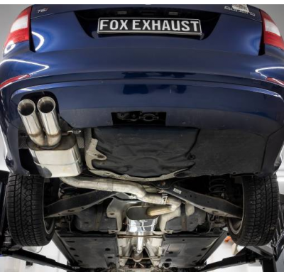 Skoda Superb 3T 4x2 silenciador delantero y final - 2x80 tipo 25 Fox exhaust