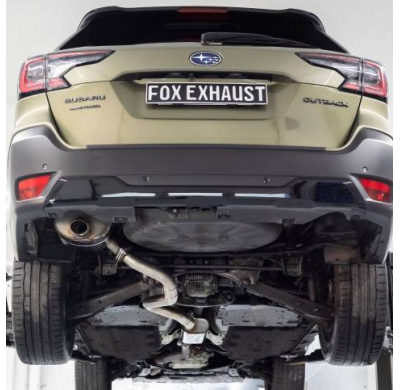 Subaru Outback - Silenciador delantero y final BT - tubo de escape: 1x Fox exhaust