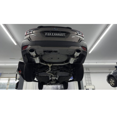 Subaru Outback BT Silenciador trasero derecho/izquierdo y silenciador delantero Fox exhaust