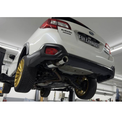 Silenciador final Subaru Outback BS - tubo de escape: 1x90 Tipo 25 Fox exhaust
