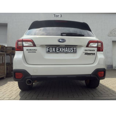 Silenciador final Subaru Outback BS - tubo de escape: 1x90 Tipo 25 Fox exhaust