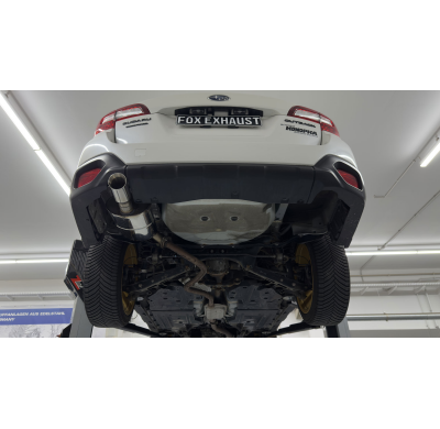 Silenciador final Subaru Outback BS - tubo de escape: 1x90 Tipo 25 Fox exhaust
