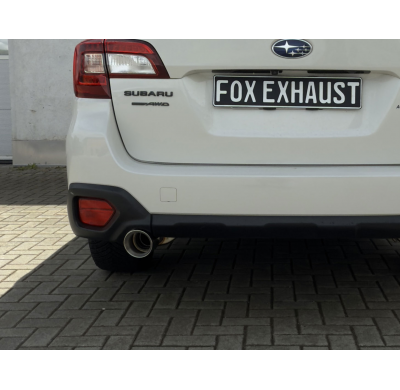Silenciador final Subaru Outback BS - tubo de escape: 1x100 Tipo 25 Fox exhaust