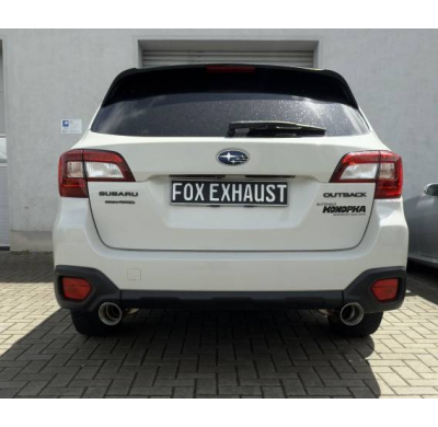 Subaru Outback BS Silenciador trasero derecho/izquierdo y silenciador delantero Fox exhaust