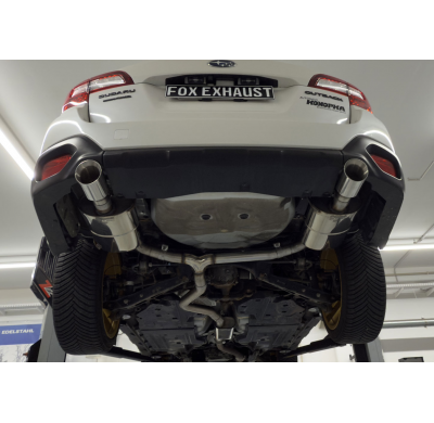 Subaru Outback BS Silenciador trasero derecho/izquierdo y silenciador delantero Fox exhaust