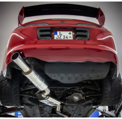 Silenciador delantero y final para Toyota Supra MK4 - 1x114 tipo 10 Fox exhaust
