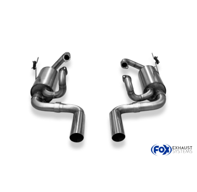 Silenciador final VW Käfer derecho/izquierdo - 2x70 tipo 14 Fox exhaust