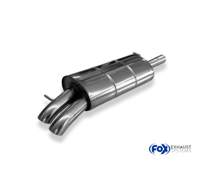 Silenciador final VW Passat 3B/3BG - 2x63 tipo 25 Fox exhaust