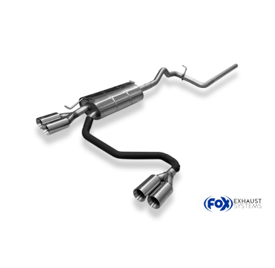 Salida final del silenciador derecha/izquierda para VW Passat 3B/3BG - tipo 2x80 Fox exhaust