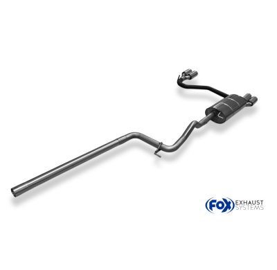 Salida final del silenciador derecha/izquierda para VW Passat 3B/3BG - tipo 2x80 Fox exhaust