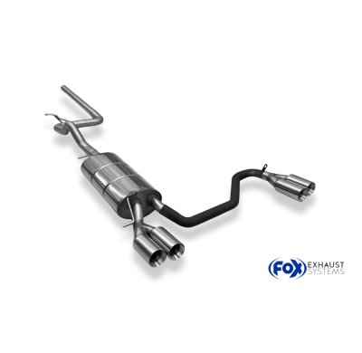 Salida final del silenciador derecha/izquierda para VW Passat 3B/3BG - tipo 2x80 Fox exhaust