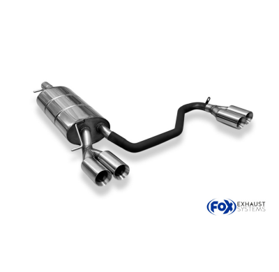 Salida final del silenciador derecha/izquierda para VW Passat 3B/3BG - tipo 2x80 Fox exhaust
