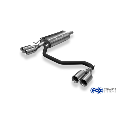 Salida final del silenciador derecha/izquierda para VW Passat 3B/3BG - tipo 2x80 Fox exhaust