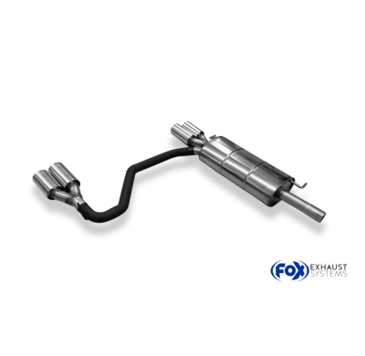 Salida final del silenciador derecha/izquierda para VW Passat 3B/3BG - tipo 2x80 Fox exhaust