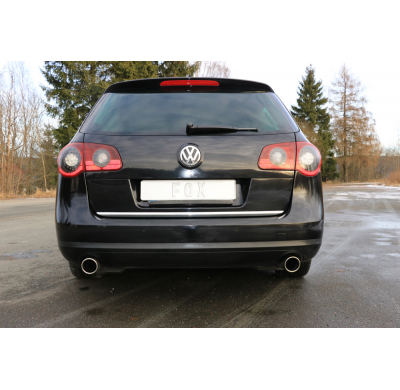 VW Passat 3C 4-Motion Silenciador final derecho/izquierdo y silenciador intermedio Fox exhaust