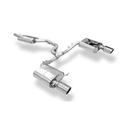 VW Passat 3C 4-Motion Silenciador final derecho/izquierdo y silenciador intermedio Fox exhaust