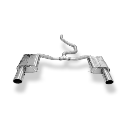 VW Passat 3C 4-Motion Silenciador final derecho/izquierdo y silenciador intermedio Fox exhaust