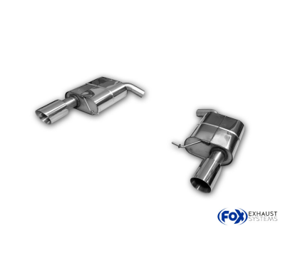 VW Passat 3C/ 3CC 4-Motion - R36 Silenciador final derecho/izquierdo - Fox exhaust
