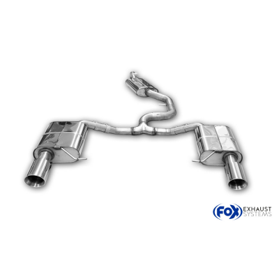 VW Passat 3C 4-Motion Silenciador final derecho/izquierdo y silenciador intermedio Fox exhaust