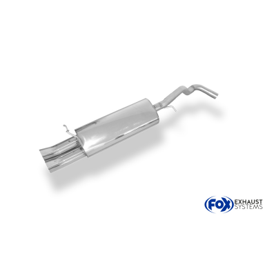 Silenciador final VW Golf IV - 2x63 Tipo 28 Fox exhaust