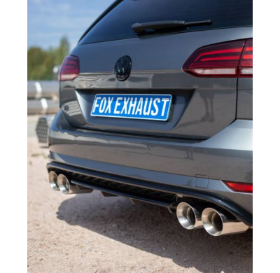 VW Golf VII Variant R - Silenciador delantero y trasero 4-Motion - Fox exhaust