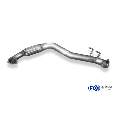 Tubo colector VW T4 Doris de Ø70 mm con tubo flexible Fox exhaust