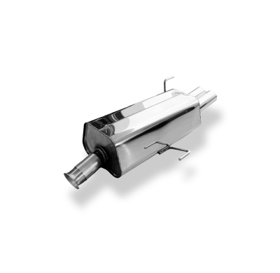 Silenciador final Audi 80 tipo B4 Ø63,5 mm - 2x70 tipo 10 Fox exhaust
