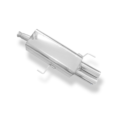 Silenciador final Audi 80 tipo B4 Ø63,5 mm - 2x70 tipo 10 Fox exhaust