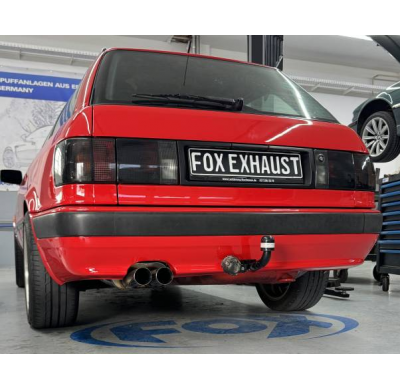 Audi 80 Typ B4 quattro final y silenciador para vehículos con Fox exhaust
