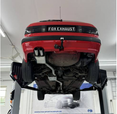 Audi 80 Typ B4 quattro final y silenciador para vehículos con Fox exhaust