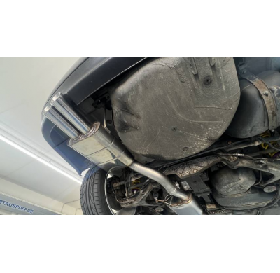 Silenciador final Audi S2 B4 sin tubos de escape - 2x80 tipo 25 Fox exhaust