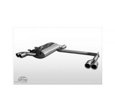 Escape FOX Audi V8 D11 escape final salida duplex - 2x70 16 duplex