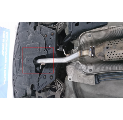 Audi A2 - 1,6 l Tubo delantero con pieza flexible (apto para el Fox exhaust