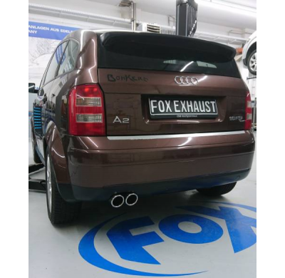 Audi A2 - 1,2l TDI 1,4l TDI 55/66kW - Sistema medio depósito 34l Fox exhaust
