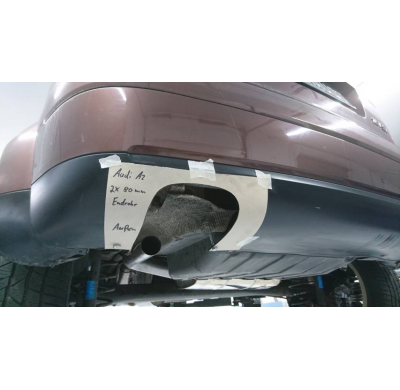 Audi A2 - 1,2l TDI 1,4l TDI 55/66kW - Sistema medio depósito 34l Fox exhaust