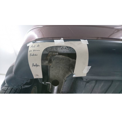 Audi A2 - 1,2l TDI 1,4l TDI 55/66kW - Sistema medio depósito 34l Fox exhaust