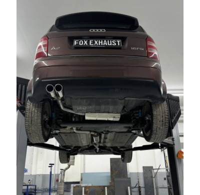 Audi A2 - 1,6 l Sistema parcial desde el catalizador - 2x80 tipo 16 (consiste Fox exhaust