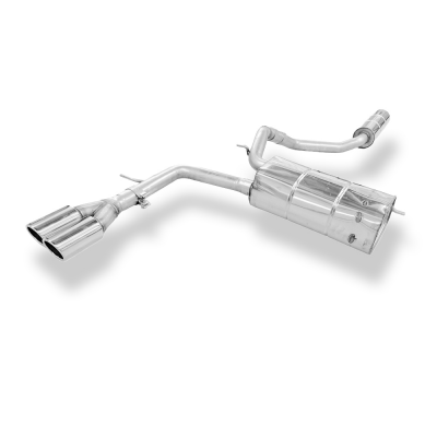 Audi A2 - 1,6 l Sistema parcial desde el catalizador - 2x80 tipo 16 (consiste Fox exhaust