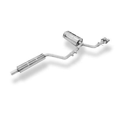 Audi A2 - 1,6 l Sistema parcial desde el catalizador - 2x80 tipo 16 (consiste Fox exhaust