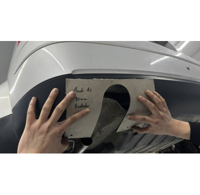Audi A2 - 1,6 l Sistema parcial desde el catalizador - 1x90 tipo 25 (consiste Fox exhaust