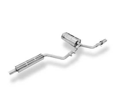 Audi A2 - 1,6 l Sistema parcial desde el catalizador - 1x90 tipo 25 (consiste Fox exhaust