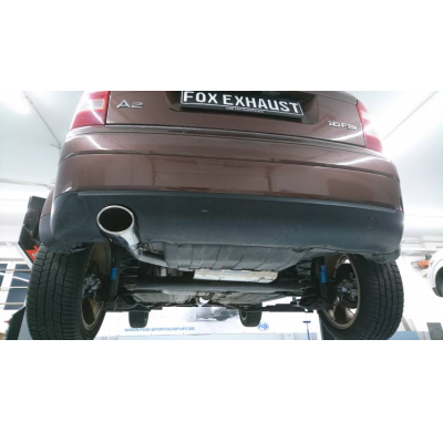 Audi A2 - 1.6l Sistema parcial desde el catalizador - 115x85 tipo 32 (consis Fox exhaust
