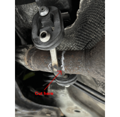 Tubo delantero con pieza flexible para Audi A2 - 1,4 l TDI 55 kW. Fox exhaust