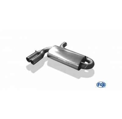Escape FOX Audi S3 8L escape final Ø70mm - 2x76 10